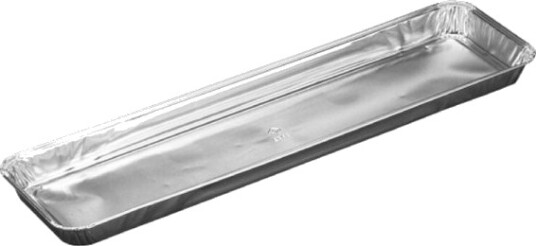 Foliebakke 7372 700Ml 390X105x21 Mm Karton Á 125 Stk. Foliebakke 7372 700Ml 390X105x21 Mm Karton Á 125 Stk.