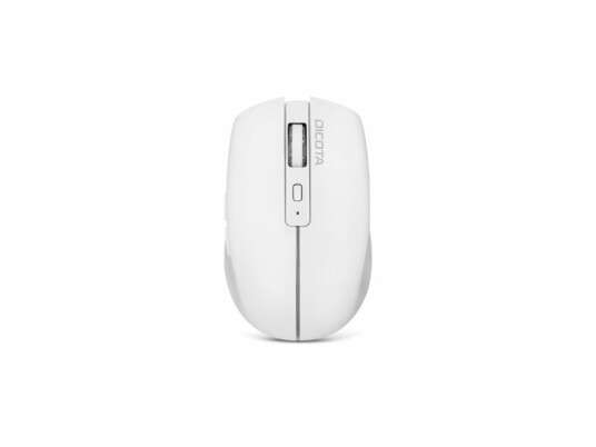 Dicota Notebook - Mus - 5 Knapper - Trådløs - Bluetooth, 2.4 Ghz - Usb Trådløs Mottaker - Hvit Dicota Notebook - Mus - 5 Knapper - Trådløs - Bluetooth, 2.4 Ghz - Usb Trådløs Mottaker - Hvit