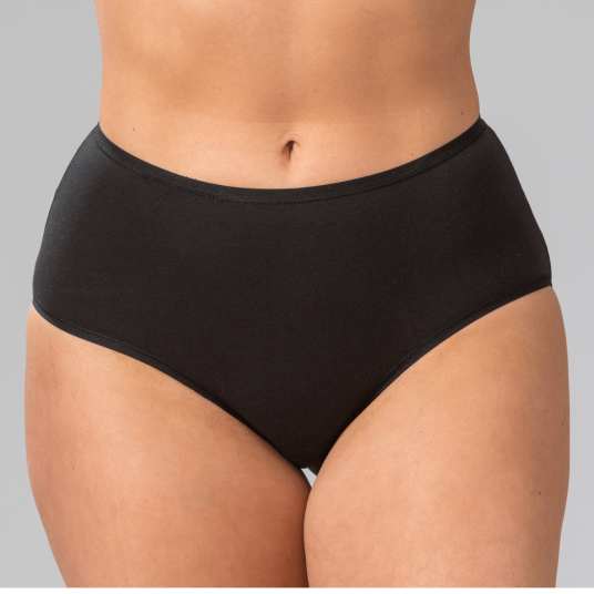 Trofe Cotton Midi Truser Svart bomull Small Dame