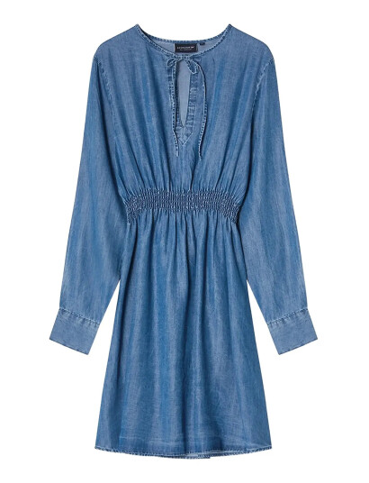 Lexington Clothing Lyocell Denim Dress Blue M Lexington Clothing Lyocell Denim Dress Blue M