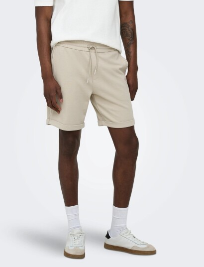ONLY & SONS Onsnewkodyl Reg S Shorts Noos Beige M