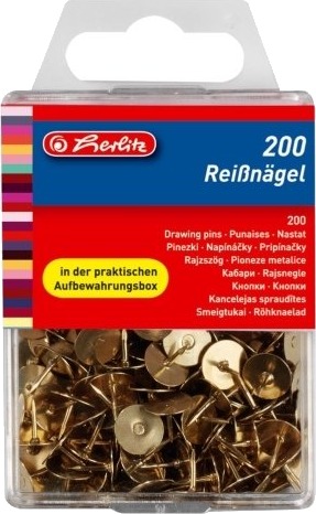 Herlitz Herlitz 8770208 Messing Metall Tyskland Eske 200 Stk.