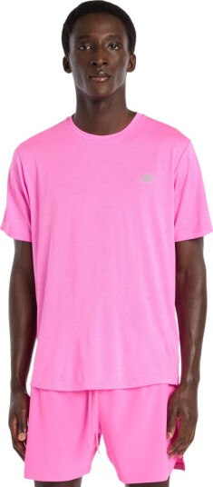 New Balance Athletics T Shirt Pink M