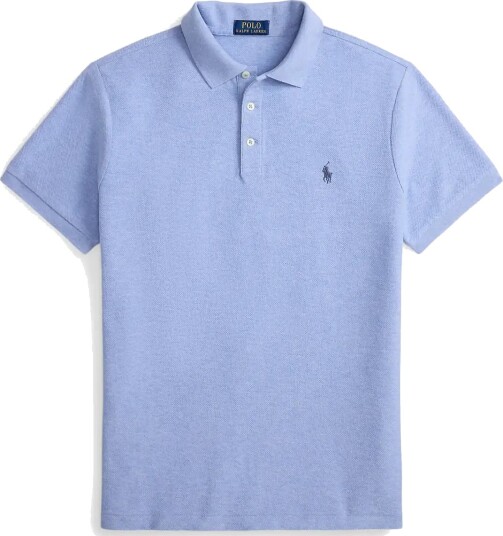 Polo Ralph Lauren Custom Slim Fit Honeycomb Mesh Polo Blue S
