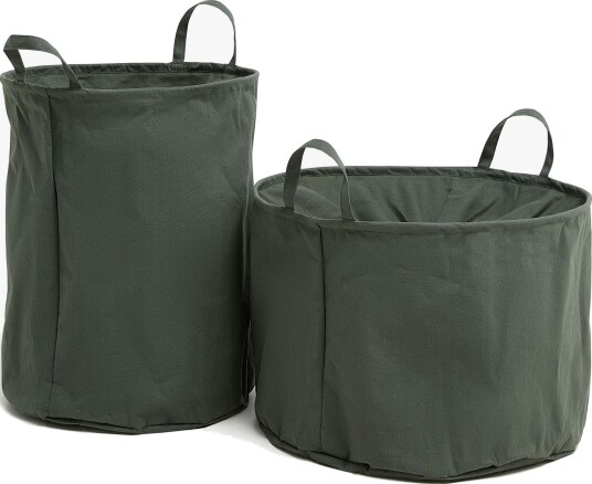 Alice & Fox DINA Oppbevaringskurv 2-pack Dusty Green