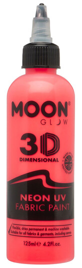 Buttericks Leco AB Moon Creations UV Neon Tekstilfarge - 125 ml Rød