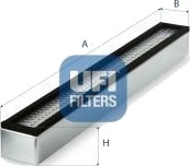 UFI 54.383.00 Kupefilter UFI 54.383.00 Kupefilter