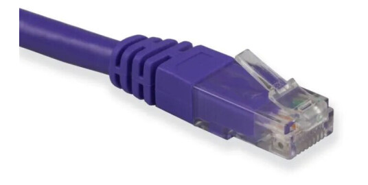 Luxorparts Cat 6 UTP Nettverkskabel 0,5 m Lilla Luxorparts Cat 6 UTP Nettverkskabel 0,5 m Lilla