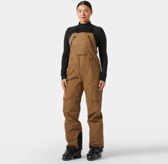 Helly Hansen Ridge Infinity Shell Bib Dame Brun Brun XL
