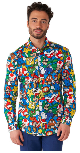 OppoSuits Super Mario Skjorte - 49 OppoSuits Super Mario Skjorte - 49