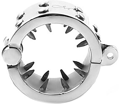 Triune Triune: Kalis Teeth Spiked Chastity Device Stainless Steel Large Triune Triune: Kalis Teeth Spiked Chastity Device Stainless Steel Large