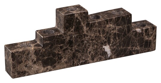 Mette Ditmer STEP six candleholder Brown Mette Ditmer STEP six candleholder Brown