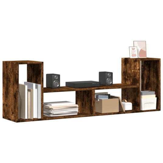  TV-benker 2 stk sonoma eik 75x30x50 cm konstruert tre