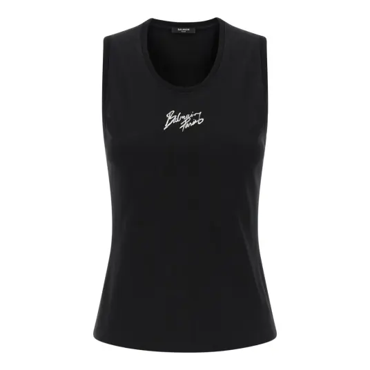 Balmain Dame Topper Svart S Balmain Dame Topper Svart S