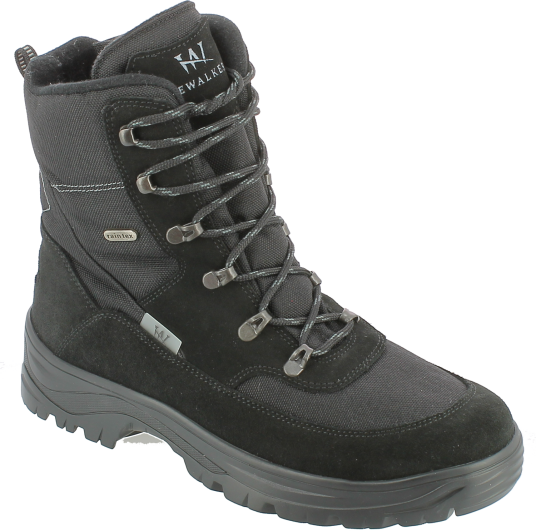 Icewalkers Mid WP Vintersko m/Vendbare Pigger Black black 37 Icewalkers Mid WP Vintersko m/Vendbare Pigger Black black 37
