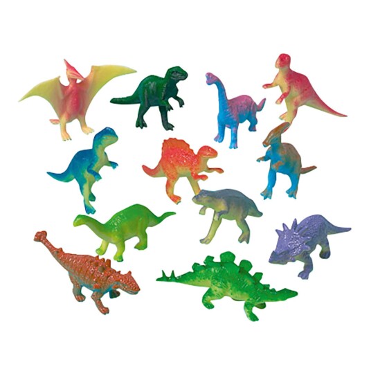 Amscan EU Plastfigurer Dinosaurer  12-pakning