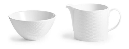 Wedgwood  Gio sukker & fløtesett