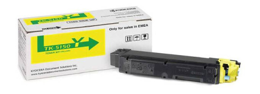 Kyocera TK-5150 Y lasertoner - 1T02NSANL0 Original - Gul 10000 sider