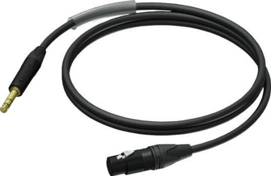 Procab Jack 3,5 Mm Til Xlr-Kabel 1,5 M Sort Pra723/1.5