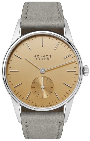 Nomos Glashütte Dameklokke N 359 Orion Gullfarget/Lær Ø32.8 mm