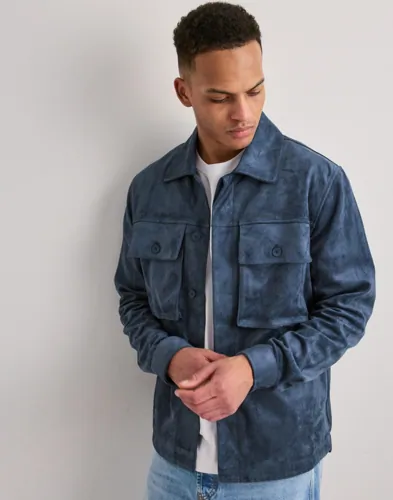 Ciszere Nash Vegan Suede Jacket Blå