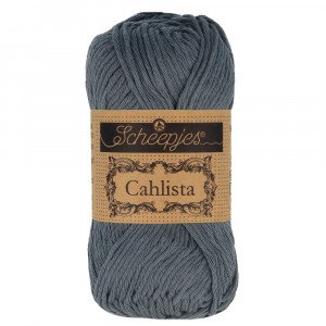 Scheepjes Cahlista Garn Unicolor 393 Charcoel