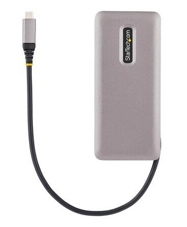 StarTech.com 4-Port USB-C Hub 4x USB-C Ports USB 3.1 10Gbps Portable USB C Hub with 100W Power Delivery Pass-Through Portable USB Type C Hub w/ 9.8in (25cm) Wrap-Around Cable USB-hub - 4 porter - Grå StarTech.com 4-Port USB-C Hub 4x USB-C Ports USB 3.1 10Gbps Portable USB C Hub with 100W Power Delivery Pass-Through Portable USB Type C Hub w/ 9.8in (25cm) Wrap-Around Cable USB-hub - 4 porter - Grå