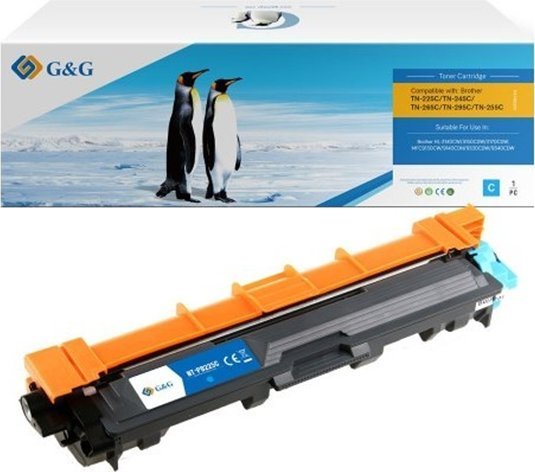 G&G G&G Tonerkompatibel Toner Med Brother Tn241c Nt-Pb221c Cyan 1400S