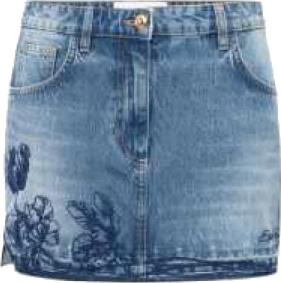 Elisabetta Franchi Dame Skjørt Blå 2XL, Elisabetta Franchi Dame Skjørt Blå 2XL,