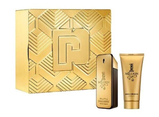 Paco Rabanne 1 Million Herreparfyme Gavesett med 100ml Eau de Toilette og Dusjsåpe