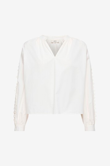JDY   Bluse jdySally L/s Lace   Hvit