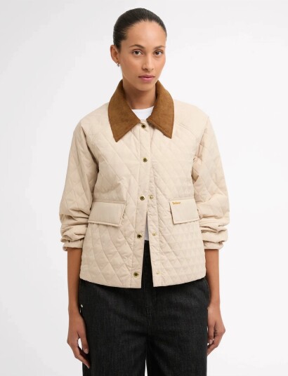 Barbour Barbour Kirby Quilt Cream 48 Barbour Barbour Kirby Quilt Cream 48