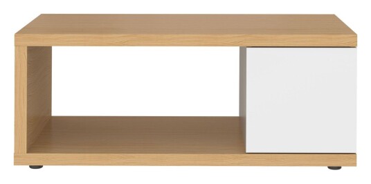Temahome Berlin Sofabord, Eikefiner/Hvit, 105x55x44 Unoliving