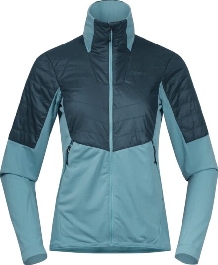 Bergans Women's Senja Midlayer Jacket XS, Smoke Blue/Orion Blue Bergans Women's Senja Midlayer Jacket XS, Smoke Blue/Orion Blue