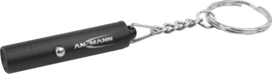 Ansmann 1600-0272, Nøkkelringslommelykt, Svart, Aluminium, Knapper, Led, 1 Lamper Ansmann 1600-0272, Nøkkelringslommelykt, Svart, Aluminium, Knapper, Led, 1 Lamper