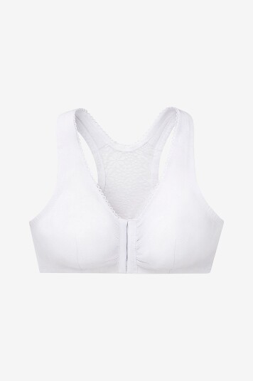 Glamorise Bomulls bh Complete Comfort med T rygg Hvit