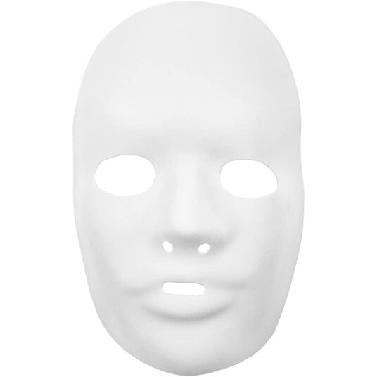 Creativ Company Helmaske Hvit 24x155 cm 1 stk