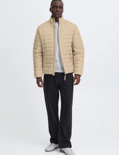 Blend Bhedmar Puffer With Stand Collar - Beige - XL Blend Bhedmar Puffer With Stand Collar - Beige - XL