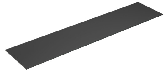 Dansani Calidris Form Topplate B40-232xh1xd50cm Mork grå Matt / 220cm