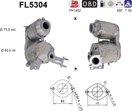Partikkelfilter AS FL5304