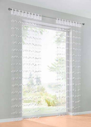 bonprix Trådgardin (1-pack) 1 (H/B: 145/90 cm),2 (H/B: 175/90 cm),3 (H/B: 225/90 cm),4 (H/B: 245/90 cm) hvit