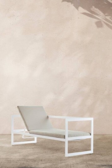Jotex ALASSIO solseng/sofa - rygg venstre Hvit/greige pute 1508407-05-0 1508410-03-0 Jotex ALASSIO solseng/sofa - rygg venstre Hvit/greige pute 1508407-05-0 1508410-03-0