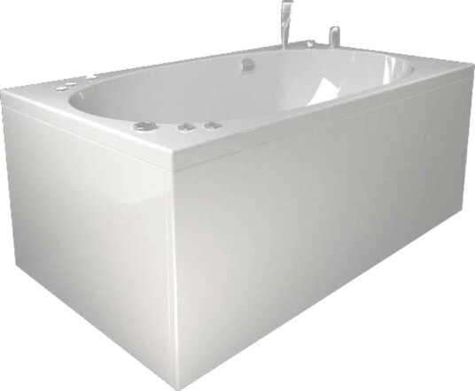 Westerbergs Boblebad Norden 160 Comfort Superior Soft Akryl Hvit