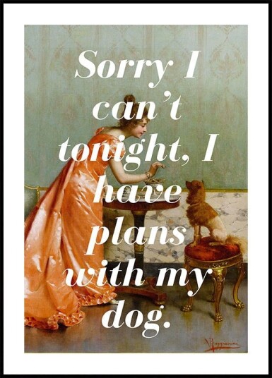 Priorities Tonight Plakat / 50x70cm