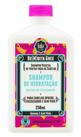 Lola From Rio Be(M)Dita Ghee Fuktighetsgivende Sjampo 250ml med Banan og Aloe Vera Lola From Rio Be(M)Dita Ghee Fuktighetsgivende Sjampo 250ml med Banan og Aloe Vera