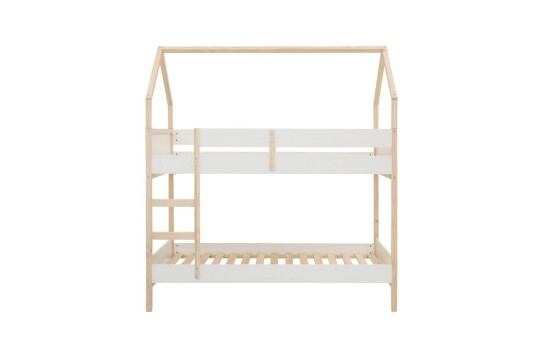 Loft24 Køyeseng Square Line Hvit 223x205x96 cm