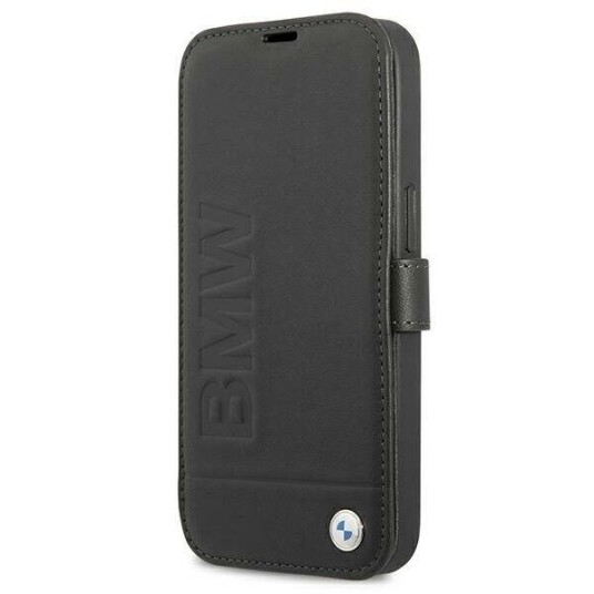 BMW Signature Bokdeksel til iPhone 13 Mini - Svart - Mobildeksel med Lommebokfunksjon