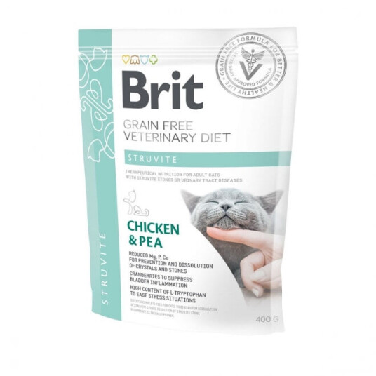 Brit Veterinary Diet Cat Struvite Grain Free (400 G)