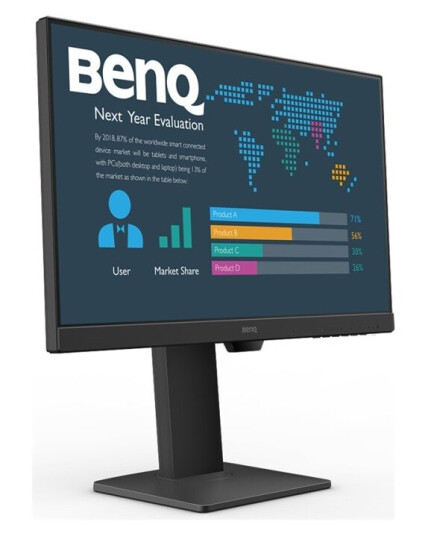 BenQ BL2486TC 23.8" Full HD IPS PC-skjerm med USB-C, Sort
