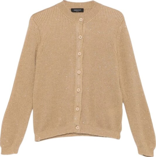 Fabiana Filippi Dame Strikkevarer Beige M,